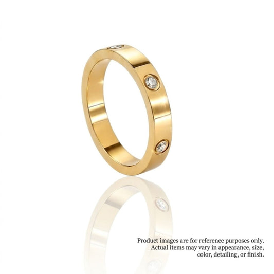 Gold Eternity Band Ring (sample)